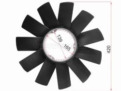 Крыльчатка BMW E36/E46/E34/E39/E32/E38/E53