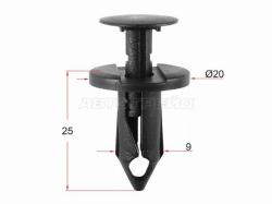 Клипса защиты бампера GM/DAEWOO (1 шт.)