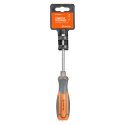 Отвертка шлицевая SL5х100мм, усиленная магнитная (AT-IS5-01)