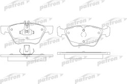 PBP1050 Колодки тормозные дисковые