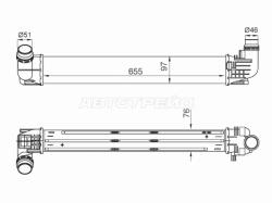 Интеркулер RENAULT DUSTER 1.5D 10-
