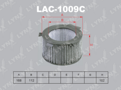 Фильтр салона VW T4 8/94- угольный LAC-1009C
