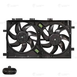 Э/вентилятор охл. для а/м Opel Insignia (08-) 2.0T/2.0D (2 вент.) (с кожухом и 2 резист.) (LFK 2104)