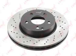 Диск тормозной MERCEDES W204/W212 09- передний D 295мм.с перфорацией BN-2036