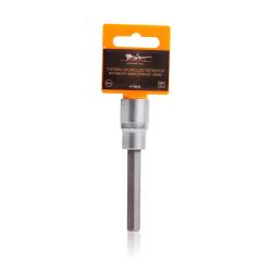 Головка торцевая 1/2" с шестигранной вставкой 10мм, L=100мм (AT-BS-51)