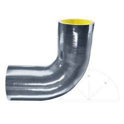 Силиконовый изгиб-переходник 57-63мм 90 градусов shb576390