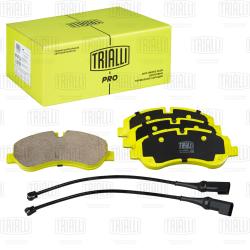 Колодки торм. для а/м Ford Transit (13-) диск. перед. (в компл. с 2 датч.) (керам.) (PF 1045CR) PRO