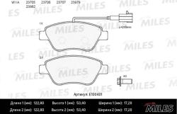 E100401 Колодки тормозные FIAT ALBEA/DOBLO/STILO 01> передние SemiMetallic