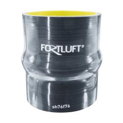 Силиконовый патрубок демпферный 76x100мм sh76f76