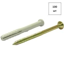 Дюбель-гвоздь UCX 6х70 V (цилиндр) нейл. 100шт FORTLUFT sts021349