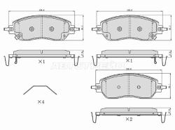 Колодки тормозные (Спереди) TANK 300 20-
