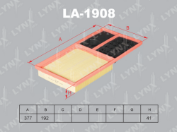 Фильтр воздушный VAG G5/FABIA 1.4-1.6 05- LA-1908