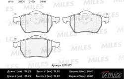 E100377 Колодки тормозные AUDI A4 95>01/VW PASSAT 96>05 без датчика передниеSemiMetallic