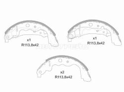 Колодки тормозные барабанные Nissan Almera 12-19 / Note 05-13