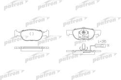 PBP1160 Колодки тормозные дисковые