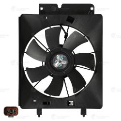 Э/вентилятор кондиц. для а/м Honda CR-V II (02-) 2.0i/2.4i (с кожухом) (LFAC 2302)