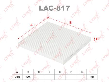 Фильтр салона NISSAN MICRA 10- LAC-817