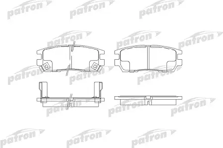 PBP804 Колодки тормозные дисковые
