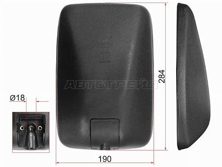 Зеркало (MITSUBISHI CANTER (284x190 SR800))