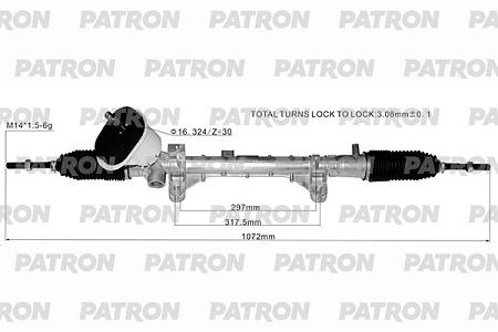 PSG3143 Рейка рулевая