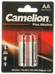 Camelion Plus Alkaline LR6-BP2 Батарейка алкалиновая тип AA 1,5В 2шт 1652