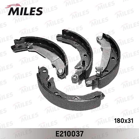 E210037 Колодки торм.бар.CHEVROLET SPARK 0.8-1.0 05-/DAEWOO MATIZ 0.8-1.0 98-