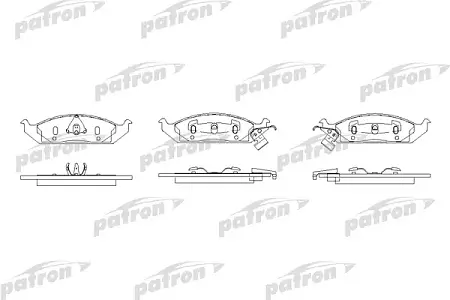 PBP1254 Колодки тормозные дисковые