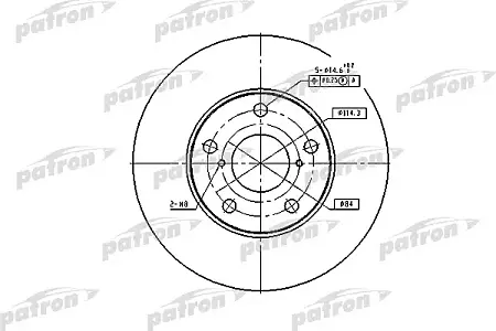 PBD4161 Диск тормозной