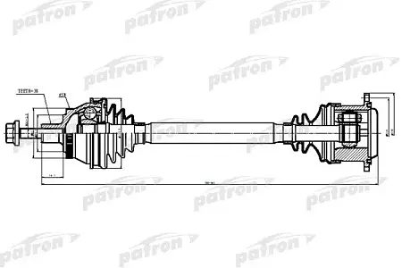 PDS9038 Полуось