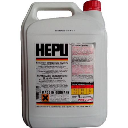 Антифриз HEPU красный концентрат 5л P999-G12-005