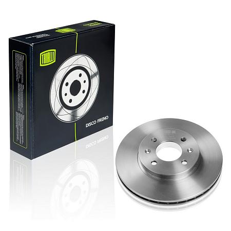 TRIALLI DF 084710 Диски тормозные для автомобилей Hyundai Solaris (10-) (17-) передние d=256, высота 43.7mm