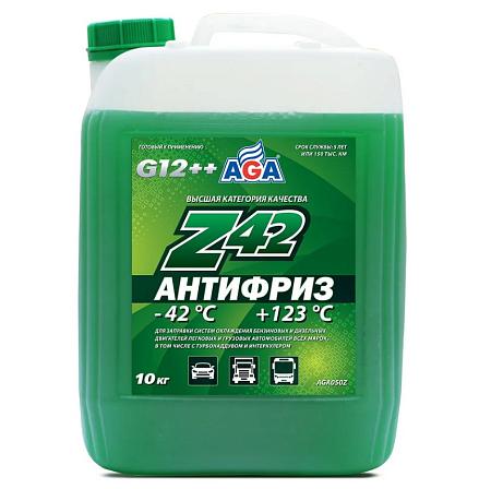 Антифриз AGA Z-42 зеленый ( 10 кг) 050Z AGA050Z