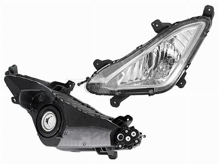 Фара противотуманная (Слева) Hyundai Elantra 13-16