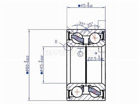 Подшипник перед ступицы/задней VW TRANSPORTER 90-