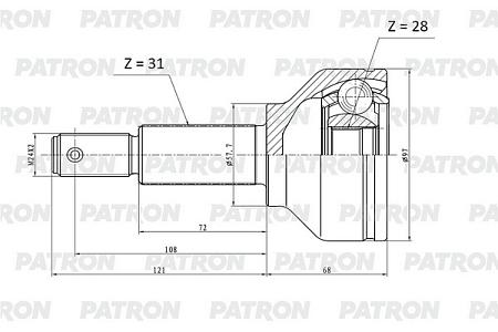 ШРУС PCV2179