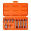 Набор бит вставок SPLINE 3/8" 30мм и 75мм с держателем бит 1/2" DR 11 предметов в кейсе (AT-B-50)