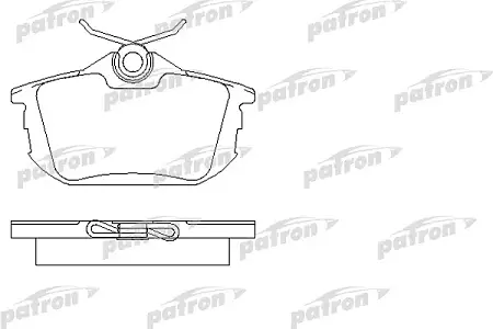 PBP1095 Колодки тормозные дисковые