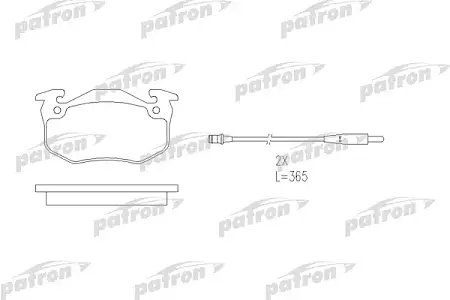 PBP881 Колодки тормозные дисковые