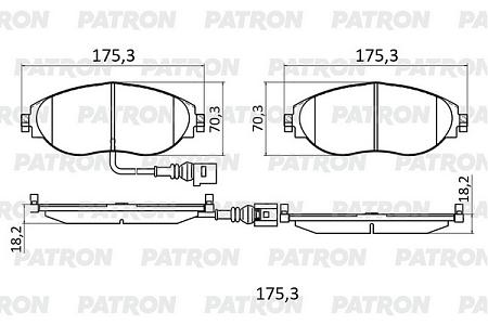 PBP130 Колодки тормозные дисковые