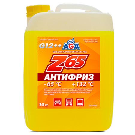 Антифриз AGA Z-65 желтый (10 кг) 044Z AGA044Z