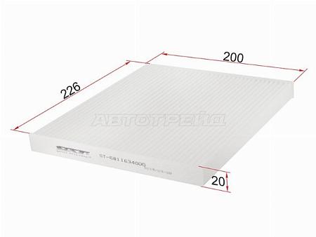 Фильтр салона SSANGYONG ACTYON 10-/KORANDO 10-