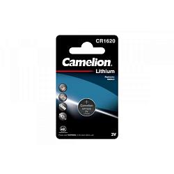 Camelion Lithium CR1620-BP1 Батарейка литиевая дисковая специальная 3В 1шт 3610