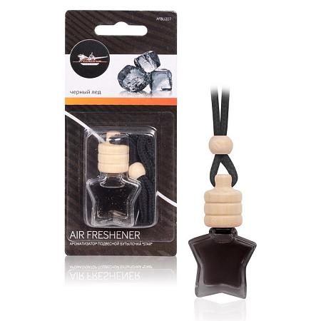 AIRLINE AFBU207 Ароматизатор подвесной бутылочка &quot;Star&quot; Черный лед