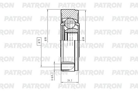 ШРУС PCV2182