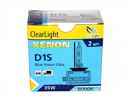 Лампа ксеноновая Clearlight D1S 6000K б/п LCL D1S 600-BVU