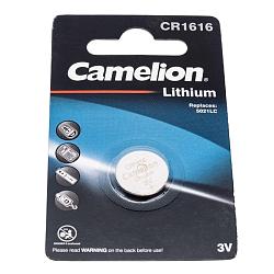 Camelion Lithium CR1616-BP1 Батарейка литиевая дисковая специальная 3В 1шт 3070