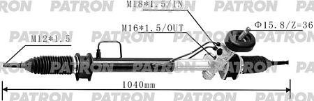 PSG3103 Рейка рулевая