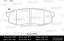 E410356 Колодки тормозные TOYOTA LAND CRUISER J200 07-/LEXUS LX570 08- зад. LowMetallic