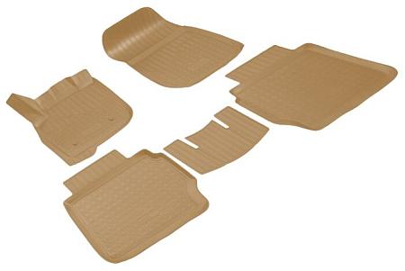 Коврики салонные Ford Mondeo V 3D (2015)  Ford Fusion III 3D (2012) 5шт. NPA11-C22-500