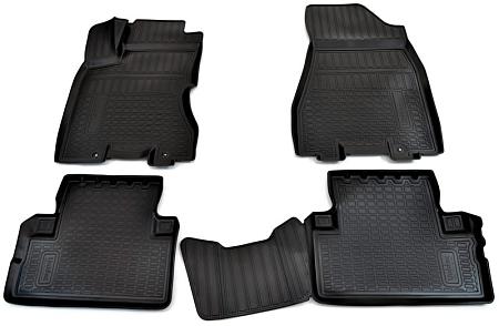 Коврики салонные Nissan X-Trail (T31) 3D (2007) 4шт. NPL-Po-61-81